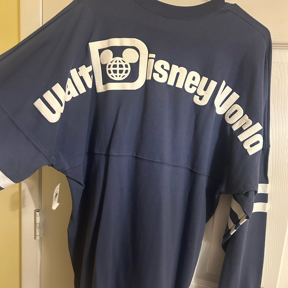 Walt Disney world Blue and White Striped spirit jersey Shirt